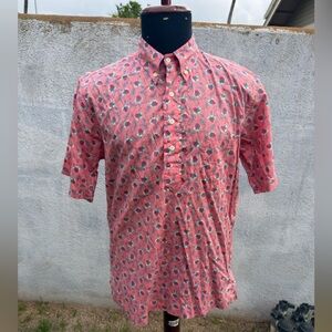 Vintage Reyn Spooner Multicolored Hawaiian Print 3/4 Button Men's Medium